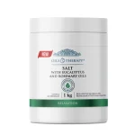 Optima Natura - Badesalt med eukalyptusolje og rosmarinolje, 1 kg.