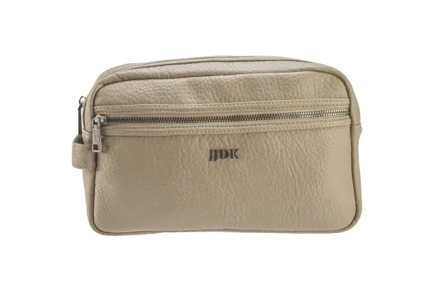 78b4d44b2fb1c4b12881def29e89d083.webp JJDK - Boulevardier - Beige toalettveske - Herre - Bilde 1