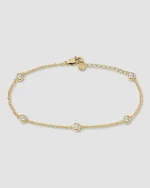 Hermines Story - Johanne - Chain Armbånd - Gull