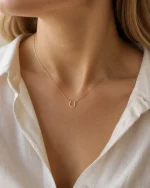 Hermines Story - Lilly - Horseshoe Halskjede -Gull - Bilde 2