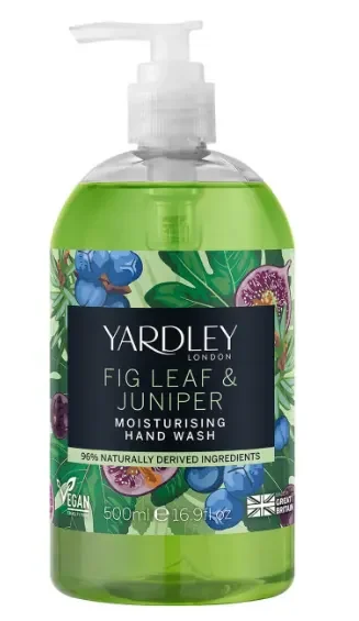 5f295cba3ff914101a3064dadb18a059.webp YARDLEY FIG LEAF & JUNIPER HAND WASH 500ml - Bilde 1