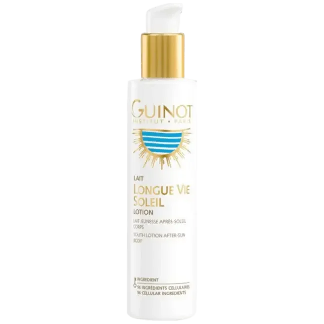 65a98a337382422c687be682b2073e9d.webp GUINOT - LONGUE VIE SOLEIL After- Sun Body 150ml - Bilde 1