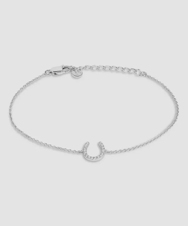 64b14375de24d2ad5469c7e5c99c19f0.webp Hermines Story - Lilly – Horseshoe armbånd - Sølv - Bilde 1