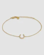 Hermines Story - Lilly – Horseshoe armbånd - Gull