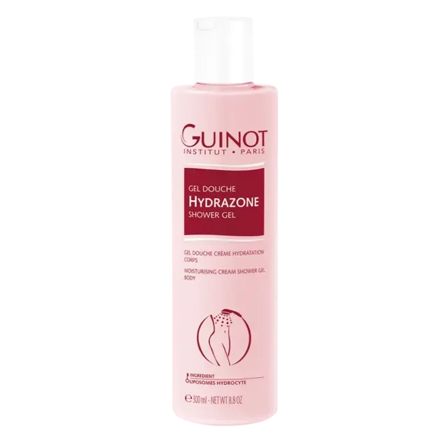 a90dbf3fb3c400fa9318e78de1837f3e.webp GUINOT - HYDRAZONE Shower Gel 300ml - Bilde 1