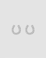 Hermines Story - Lilly – Horseshoe ørepynt - Sølv