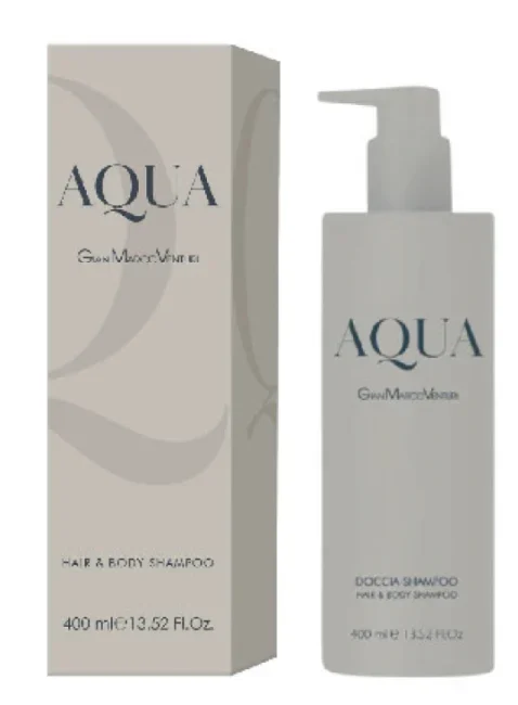 d55b9741431d4246a9e67db689f61748.webp AQUA - Gian Marco Venturi - HAIR&BODY SHAMPOO 400ml - Bilde 1