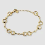 Hermines Story - Isabelle - Horsebits Armbånd - Gull