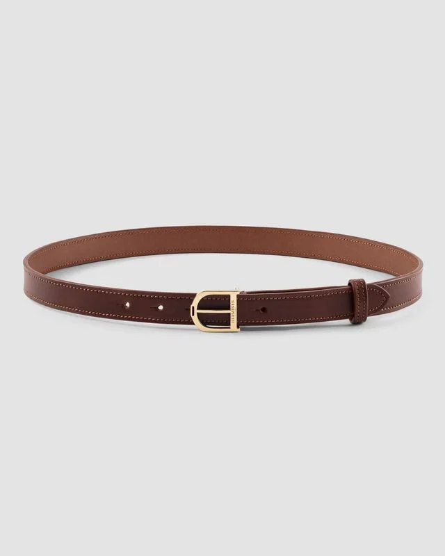 ec45c35cb7fa7faba109fb8194e294ce.webp Hermines Story - Classic Small 85cm- Skinnbelte - Hazelnut - Light Brown - Medium - Bilde 1