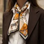 Hermines Story  Scarf No. 05 - Equestrian 85x85 - Bilde 3