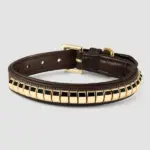 Hermines Story  Elegance – Hundehalsbånd Clinchers - Dark Brown - S