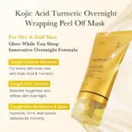 MEDICUBE - Kojic Acid Tumeric Night Wrapping Mask 75ml - Bilde 2
