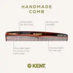 KENT Dressing Comb, Coarse/fine, 3T - Bilde 4