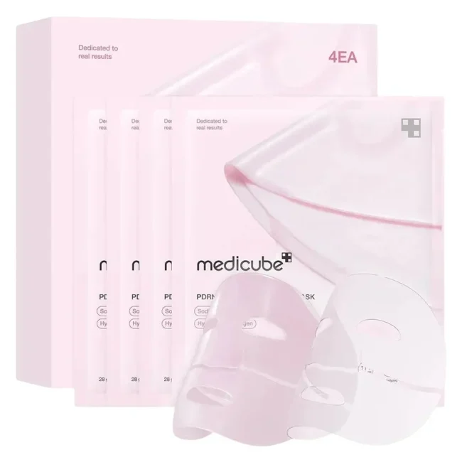 6cbb2fbd8a86bc8f2b6655666e4e6e7c.webp MEDICUBE - PDRN Pink Collagen Gel Mask 4pk - Bilde 1