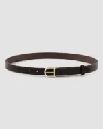 Hermines Story - Classic Small 85cm - Skinnbelte - Havana Brown- Dark Brown - Medium