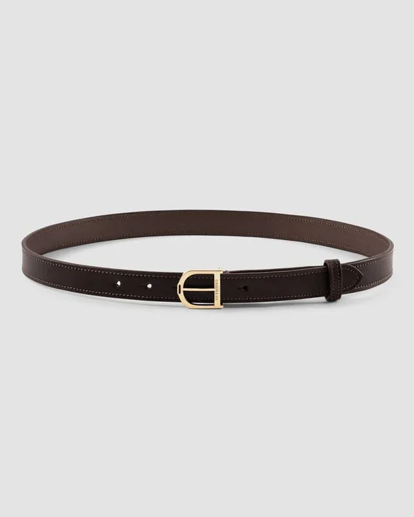 b036f9afaeb72b1d1844e21a0d08b126.webp Hermines Story - Classic Small 85cm - Skinnbelte - Havana Brown- Dark Brown - Medium - Bilde 1