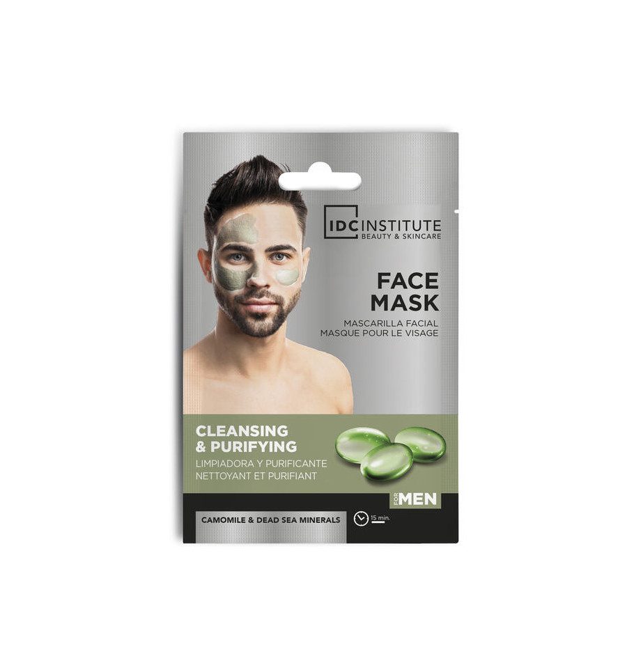 ba0c770765b4e53766cc2a59249888dc.jpg IDC INSTITUTE - Face Mask For Men - Cleansing Purifying - Bilde 1
