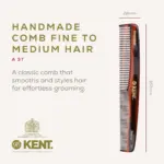 KENT Dressing Comb, Coarse/fine, 3T - Bilde 2