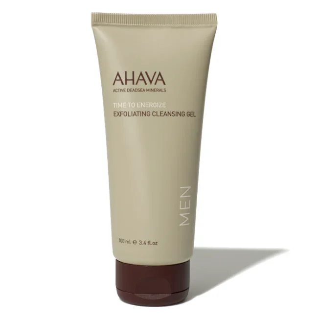 0759d5b75fe46fd2d4690e433a61a9a0.webp AHAVA MEN Exfoliating Cleansing Gel 100ml - Bilde 1