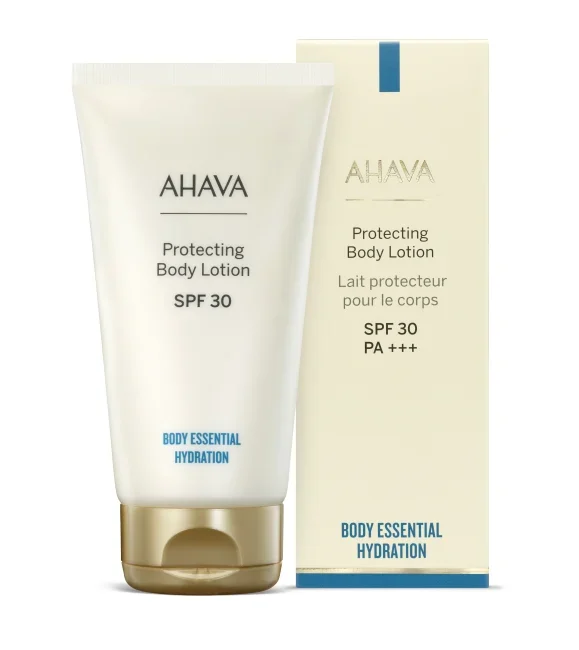 2478c4f35ef4549b75c6740f96cfc930.webp AHAVA - Protecting Body Lotion SPF30 PA+++ - Bilde 1