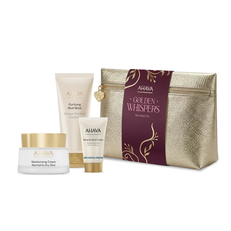 584dec2ff3453dadbe39f9ea15ae6c96.webp AHAVA - Holiday 2026 Skin Deep Trio - Bilde 1
