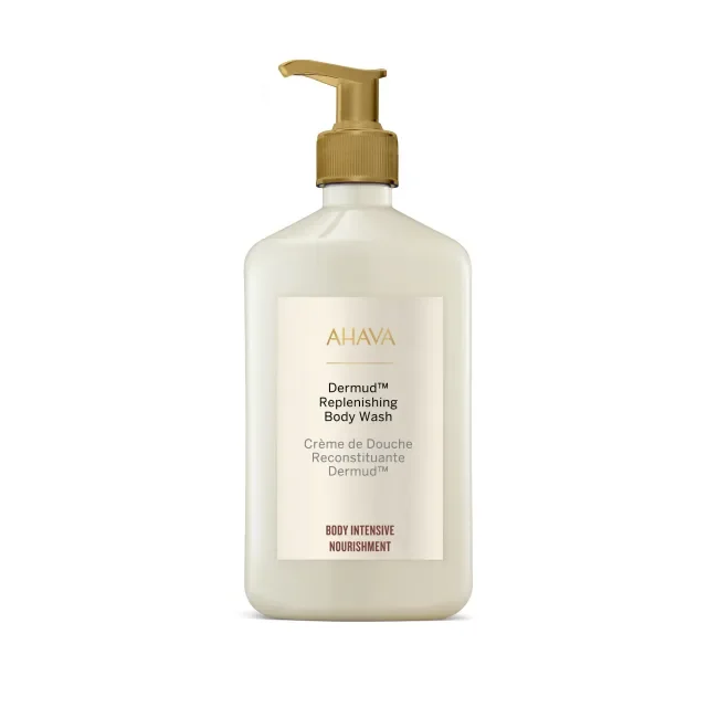 605b0be25715fe833c53e922ba1195de.webp AHAVA - Dermud Body Wash 400ml - Bilde 1