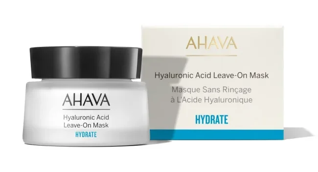 6cad3ef40f3d9f7fa7535734bdaa4070.webp AHAVA Hyaluronic Acid Leave-on mask 50ml - Bilde 1