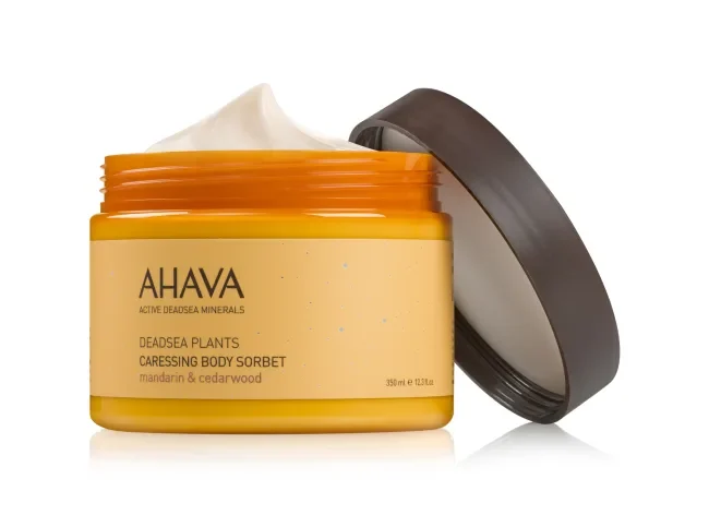 e47c5792ca19394cd5b6274dbc9561ab.webp AHAVA Caressing Body Sorbet - Bilde 1